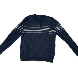 VINTAGE Burberry Golf Sweater XL Black